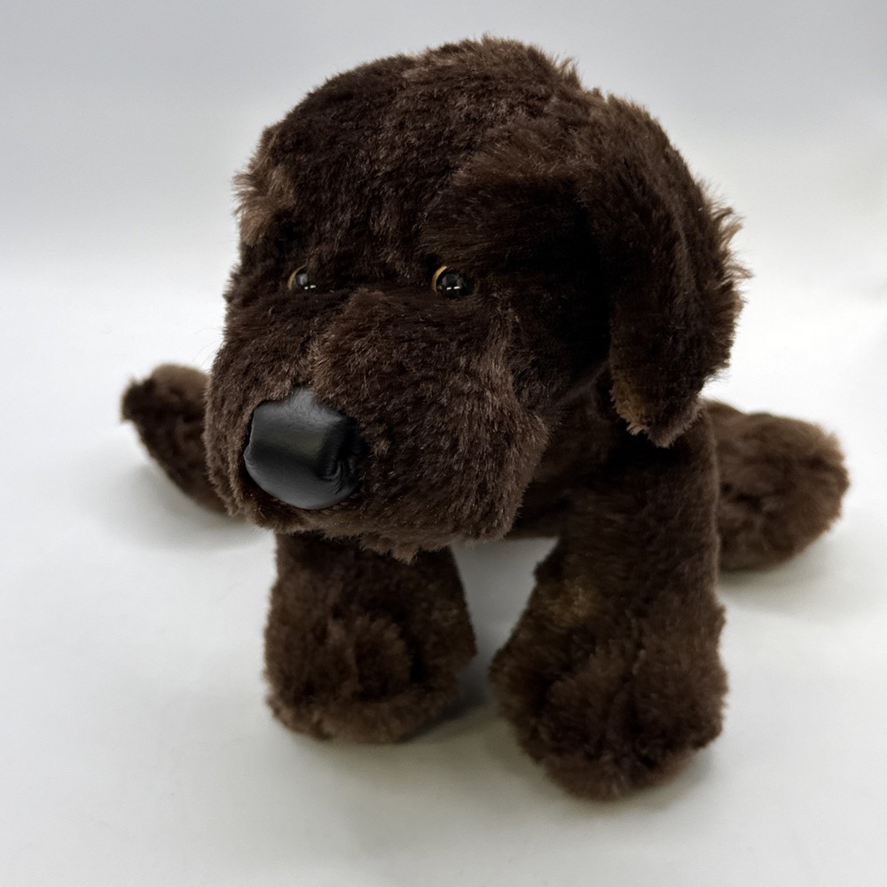 GANZ WEBKINZ CHOCOLATE LAB PUPPY DOG PLUSH ANIMAL‎ No. HM138 NO CODE